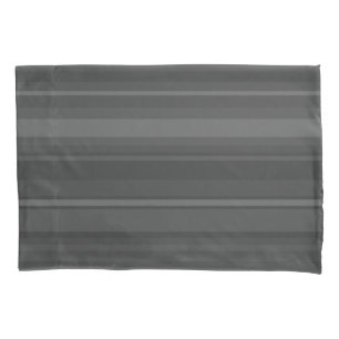 Charcoal Stripes Pillowcase