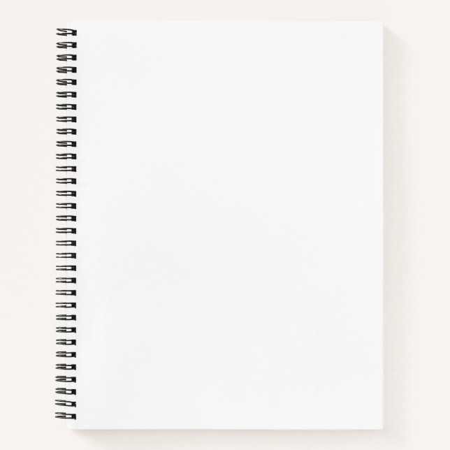 Charcoal Strokes Pattern | Minimal Beige Abstract  Notebook (Front)