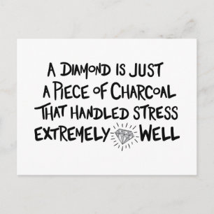 charcoal to Diamond Postcard