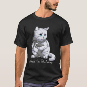 Charcot Marie Tooth Awareness Month Grey Ribbon Ca T-Shirt