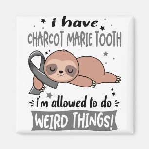Charcot Marie Tooth Awareness Month Ribbon Gifts Magnet