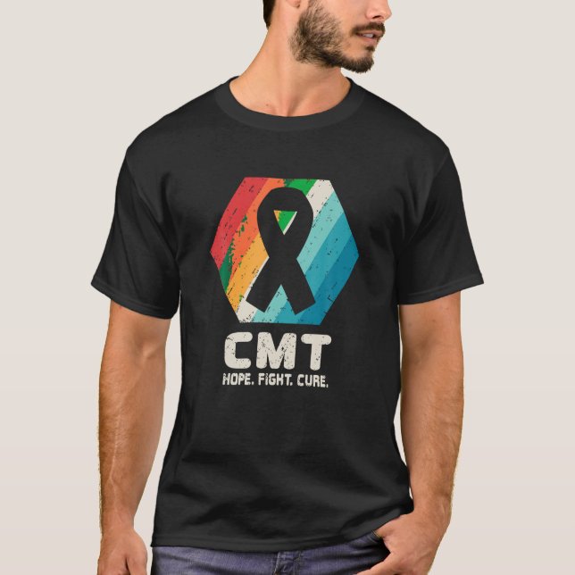Charcot Marie Tooth Disease T Shirt CMT Awareness  (Front)