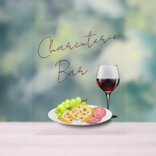 Charcuterie Bar Acrylic Sign