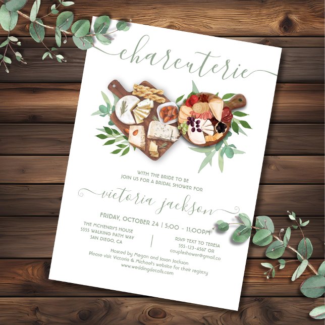 Charcuterie Board Bridal Shower Invitation (Creator Uploaded)