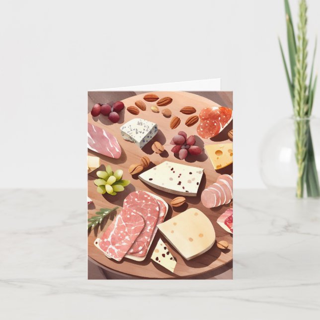 Charcuterie Board | Kitchen and Dining Cuisine Card (Front)