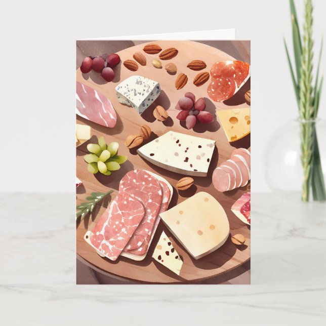 Charcuterie Board | Kitchen and Dining Cuisine Card (Front)