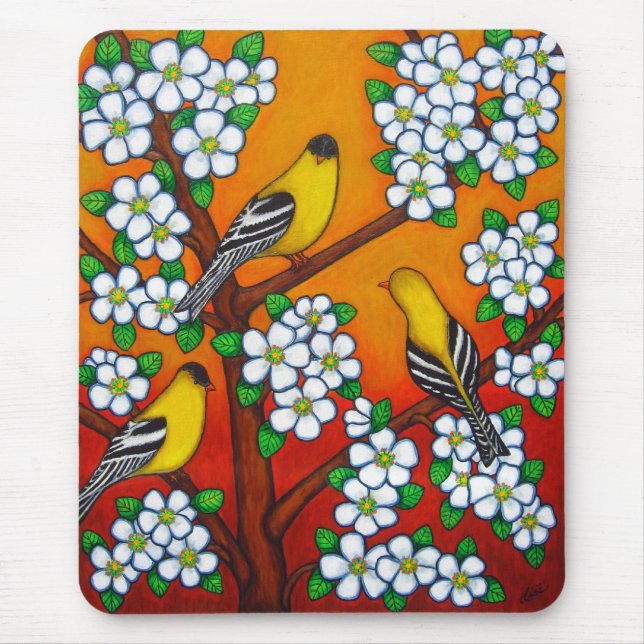 Chardonnay Sunset Mouse Pad (Front)