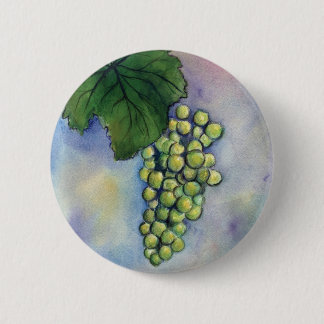 Chardonnay Wine Grapes Button