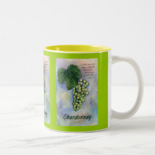 Chardonnay Wine Grapes & Description Mug