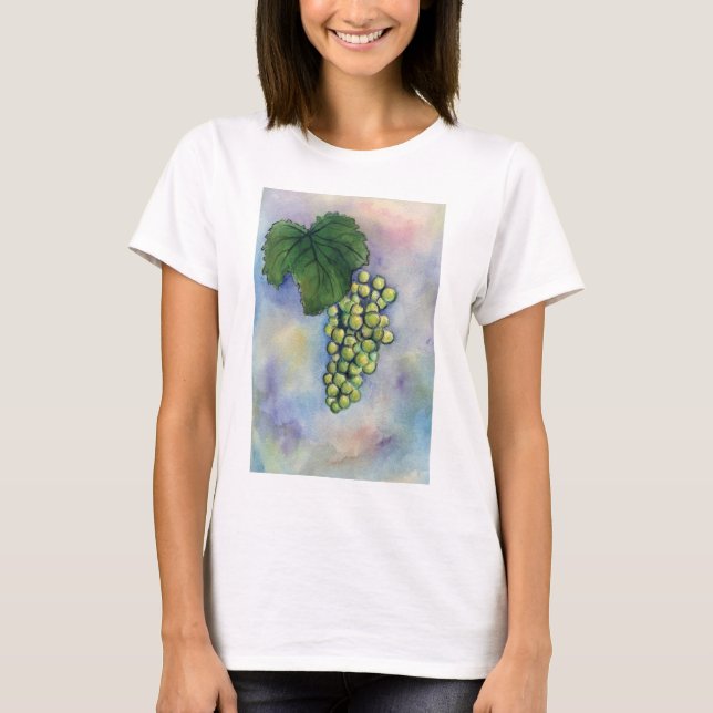 Chardonnay Wine Grapes Shirt (Front)