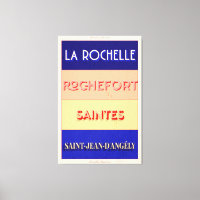 Charente Maritime Art Deco Poster Style Design