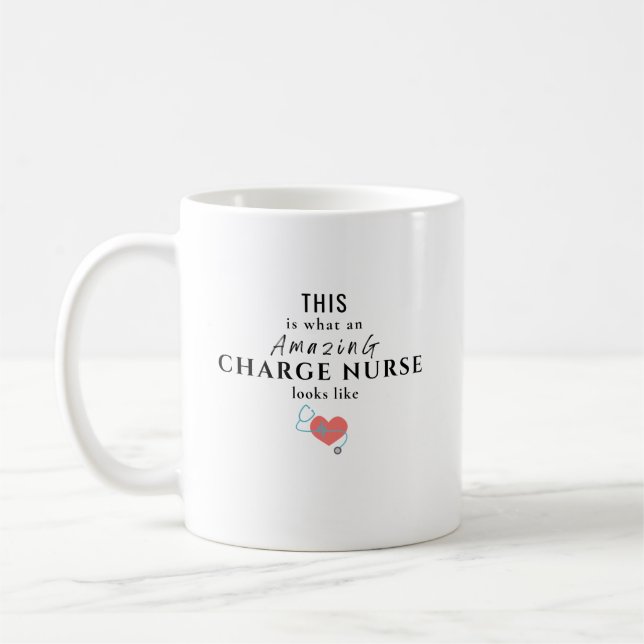 Charge Nurse Coffee Mug (Left)