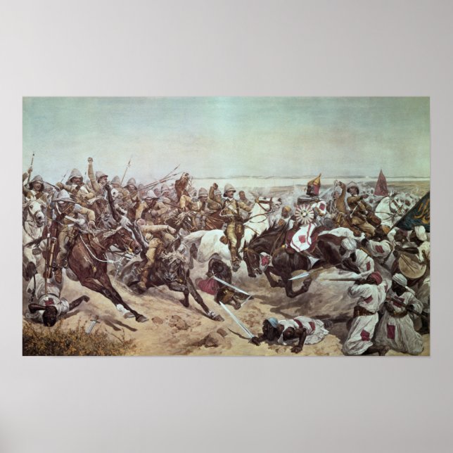 Charge of the 21st Lancers at Omdurman 2 Poster (Front)