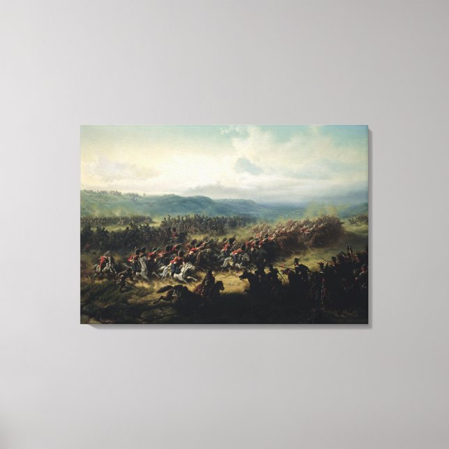 Charge of the Light Brigade, 25th October 1854 Canvas Print (Front)