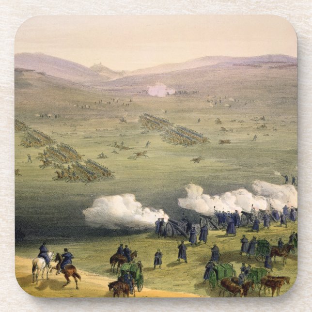 Charge of the Light Cavalry Brigade, October 25th Coaster (Front)