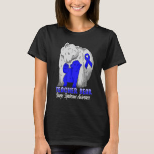 Charge Syndrome Awareness Teacher Support Ribbon T-Shirt