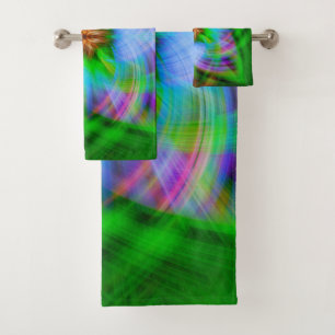 Charged  bath towel set