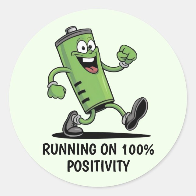 Charged Battery Sticker Set (Front)