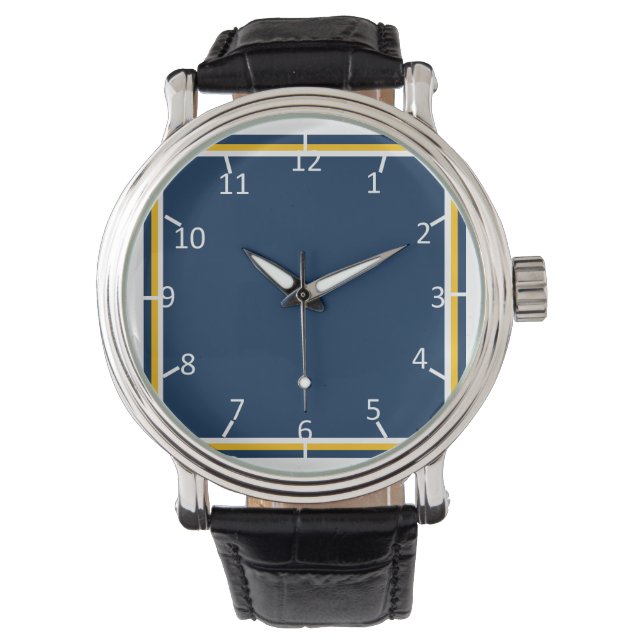 Charged Blue and Gold Watch (Front)