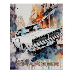 Charger City Cruise Poster
