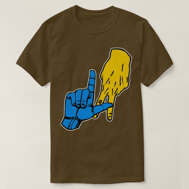 CHARGERS Hand Signal T-Shirt (Design Front)