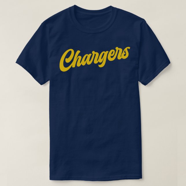 Chargers Retro Los Angeles Chargers T-Shirt (Design Front)