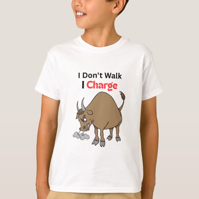 Charging Bull/Bison T-Shirt (Front)