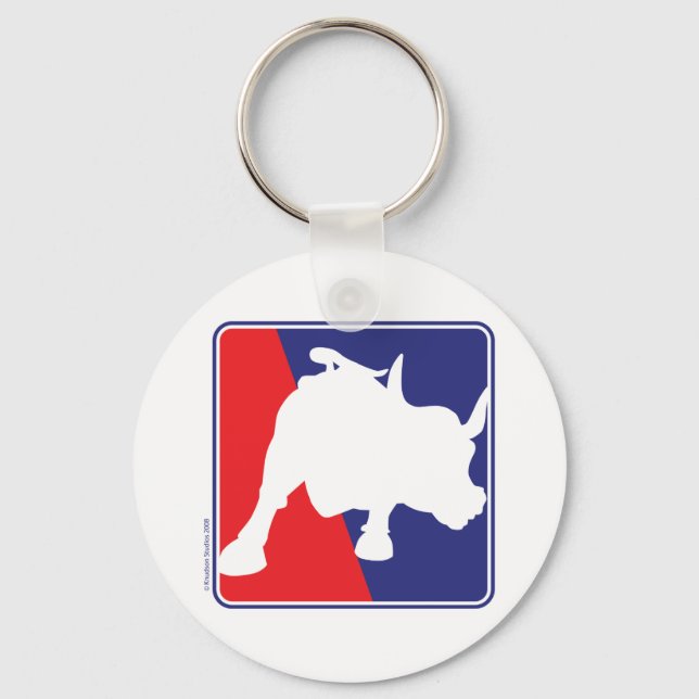 charging-bull key ring (Front)