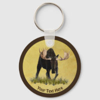 Charging Bull Moose