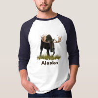 Charging Bull Moose