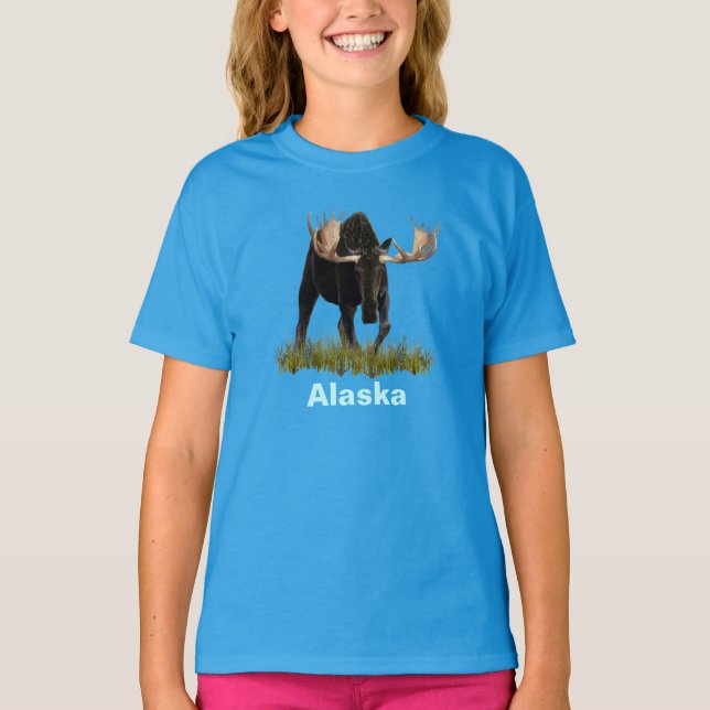 Charging Bull Moose T-Shirt (Front)