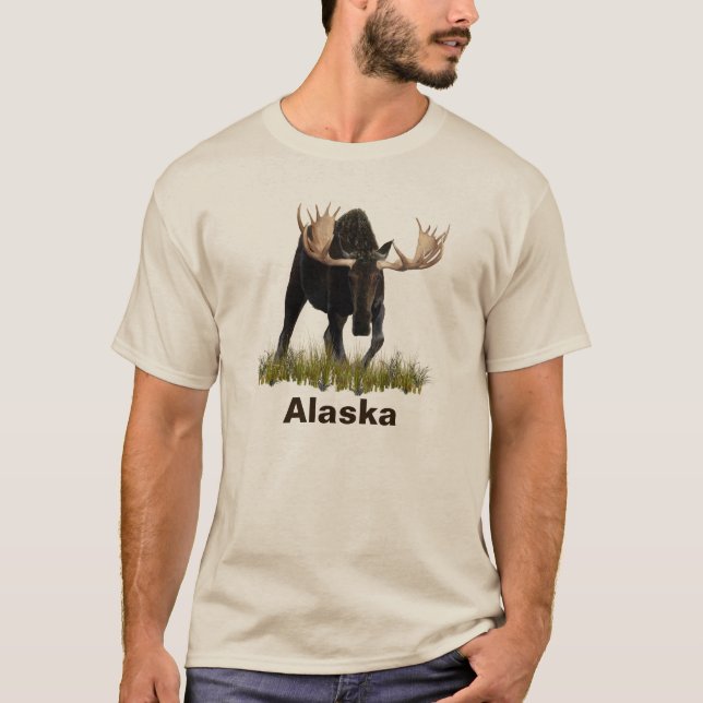 Charging Bull Moose T-Shirt (Front)