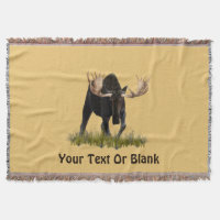 Charging Bull Moose