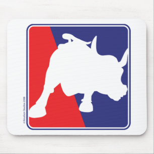 charging-bull mouse pad