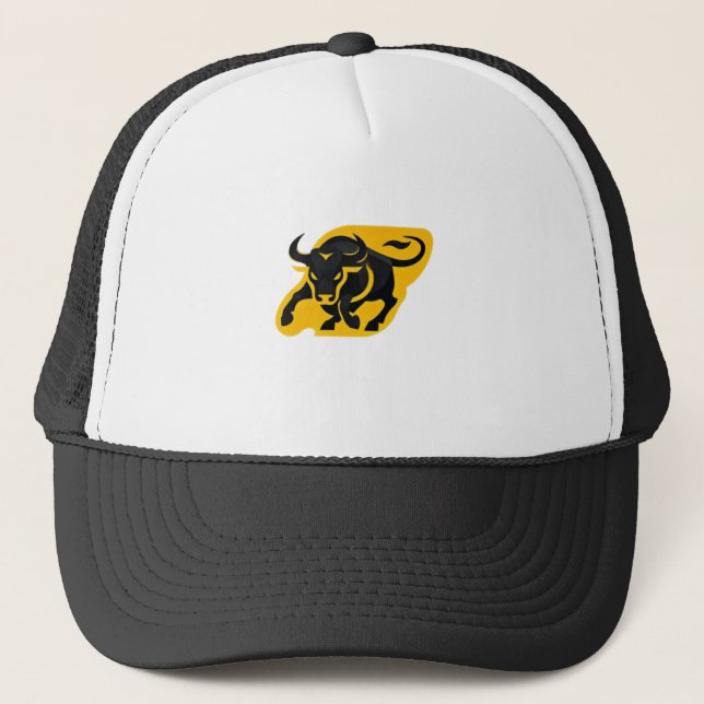 Charging Bull – Power in Motion Trucker Hat (Front)