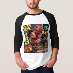 Charging Cord Crusade Mens Graphic Tee Shirt
