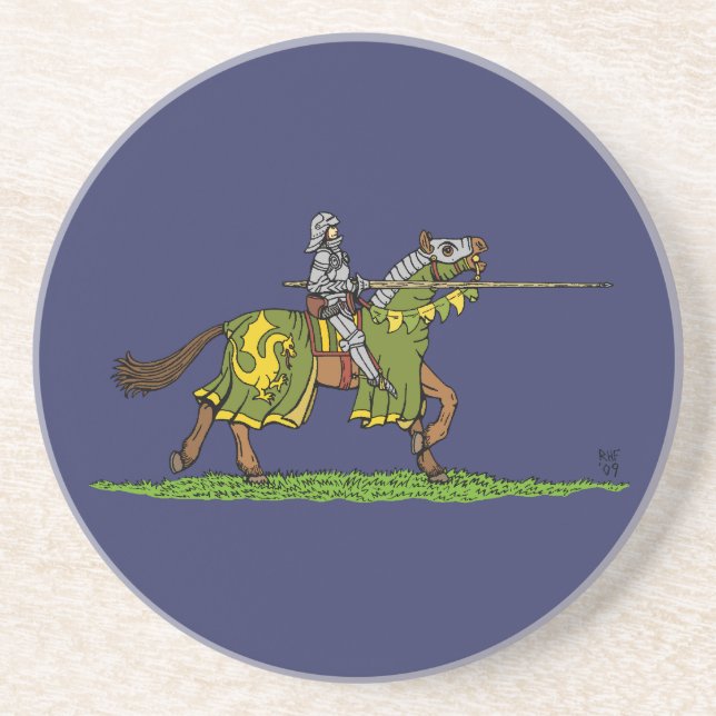 Charging Knight Coaster (Front)