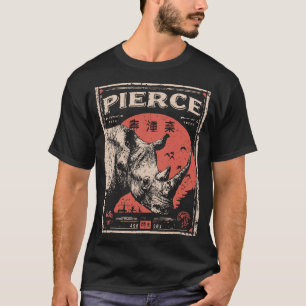Charging Rhinoceros Wildlife Power Design T-Shirt