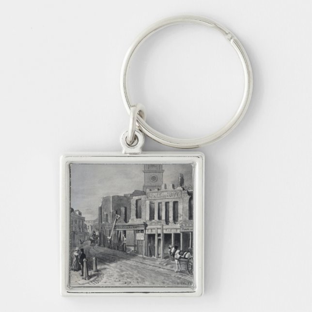 Charing Cross, 1830 Key Ring (Front)