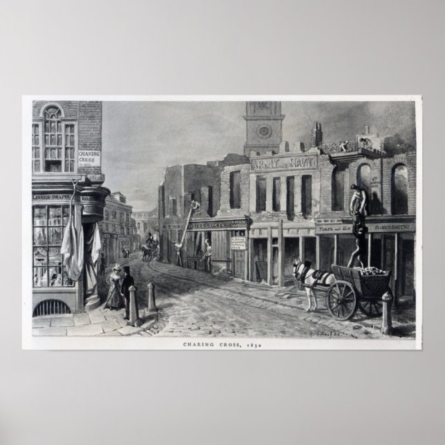 Charing Cross, 1830 Poster (Front)