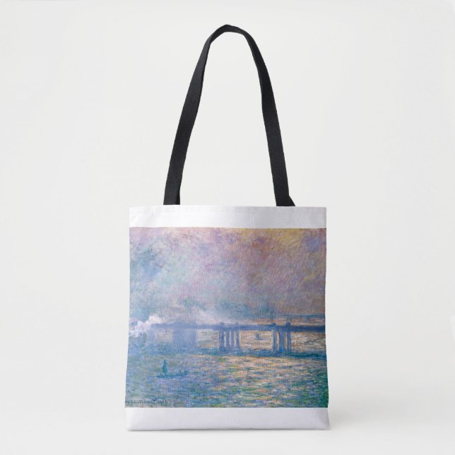 Charing Cross Bridge by Claude Monet Tote Bag (Front)