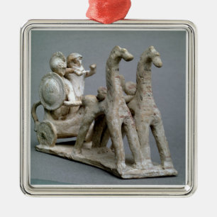 Chariot and horses, from the Tomb of Princess Nefe Metal Tree Decoration