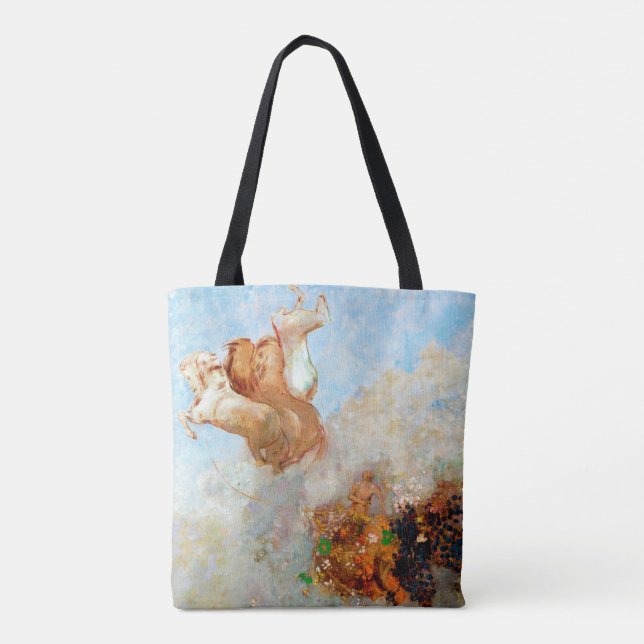 Chariot of Apollo, Redon Tote Bag (Back)