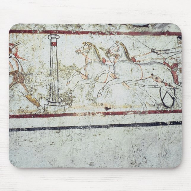 Charioteer and Gladiator, from the Tomb of Mouse Pad (Front)
