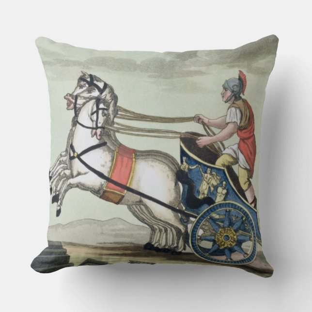 Charioteer, from 'L'Antica Roma', 1825 (colour lit Cushion (Front)