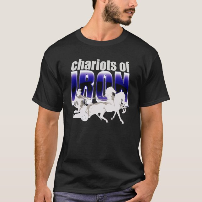 Chariots of Iron - Logo - Black T-Shirt (Front)