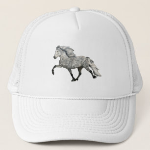 Charismatic Dapple grey Icelandic Horse Trucker Hat