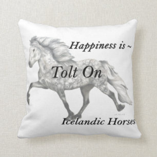 Charismatic Icelandic Horse Tolt On Cushion