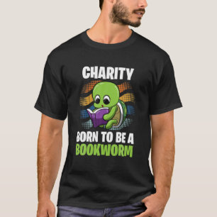Charity - Born To Be A Bookworm - Personalised T-Shirt