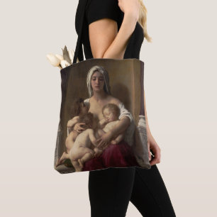 Charity by William Adolphe Bouguereau Tote Bag